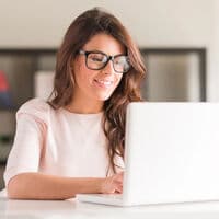Person using assistive technology