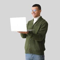 Person benefiting from accessible design